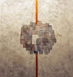 Textured Gold Geometric Abstract