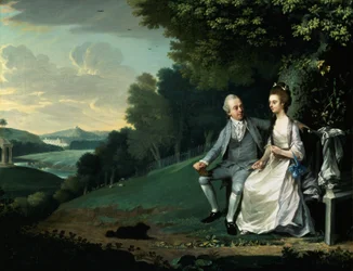Portrait of a Couple, Said to be Sir Francis and Lady Dashwood at Wycombe Park