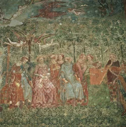 Courtly Ladies at an Open-Air Concert