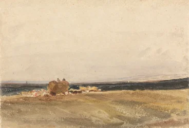 A Haywagon in an Open Landscape