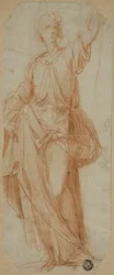 Standing Draped Figure