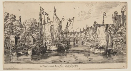 The Ferry of the Outer Shooting Boats, from Views of Amsterdam