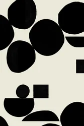 Abstract Black Shapes