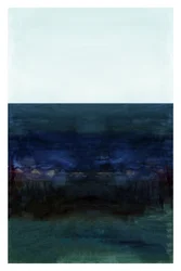 Abstract Blue Horizon