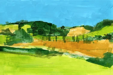 Abstract Countryside View