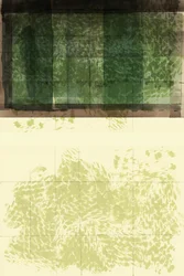 Abstract Green Layers