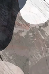 Abstract Mountain Layers