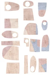 Abstract Pastel Shapes