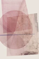 Abstract Pink Shapes