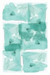 Abstract Teal Forms