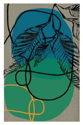 Abstract Tropical Foliage