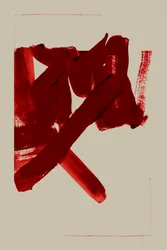Bold Red Strokes
