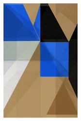 Crisp Abstract Blue Geometry