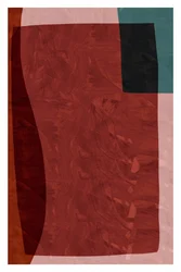Deep Red Abstract Layers