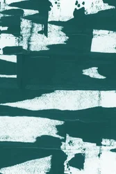 Deep Teal Brushstrokes