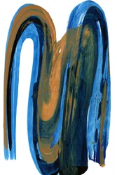 Dynamic Blue Gold Flow