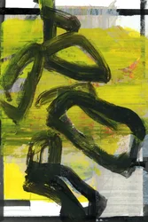 Dynamic Yellow Abstract