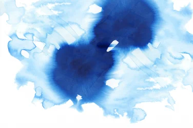 Fluid Blue Watercolor