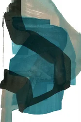 Fluid Teal Abstract