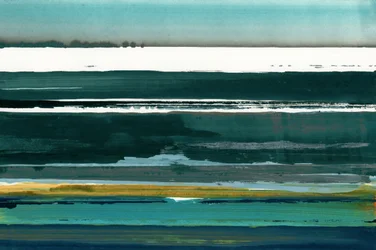 Golden Horizon Abstract