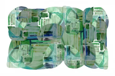 Green Blue Layers