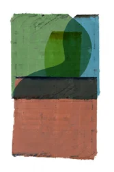 Layered Abstract Earth Tones