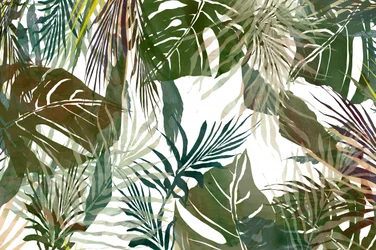 Lush Tropical Leaves