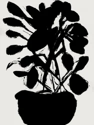 Minimalist Potted Plant