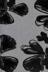 Modern Black Blooms