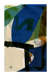 Modern Blue Green Shapes