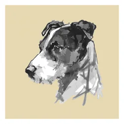 Modern Dog Portrait