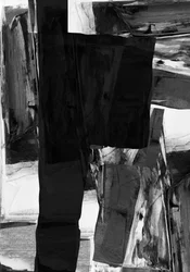 Monochrome Abstract Layers