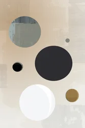 Muted Abstract Circles