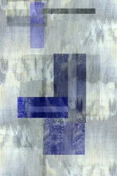 Muted Blue Geometry