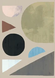 Muted Geometric Forms