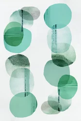 Overlapping Green Ovals