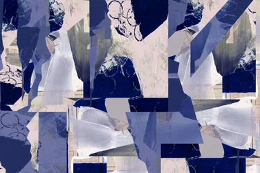 Serene Blue Abstraction