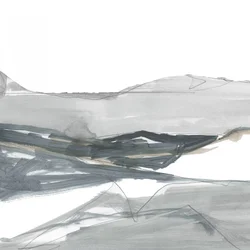 Serene Grey Landscape
