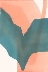 Soft Teal Shapes