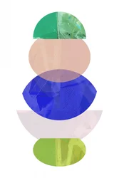 Stacked Geometric Forms