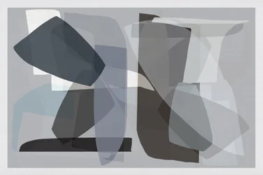 Subtle Grey Blue Layers