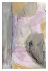 Subtle Lavender Gold Abstract