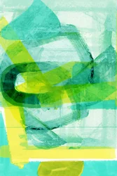 Vibrant Abstract Brushstrokes
