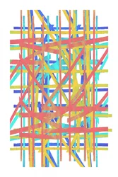 Vibrant Intersecting Lines