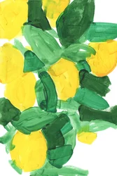 Vibrant Lemon Leaves