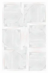White Geometric Abstract