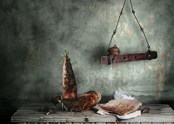 Rustic Bamboo Still Life