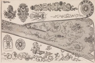 Plate Seven from Nouveaux Desseins D