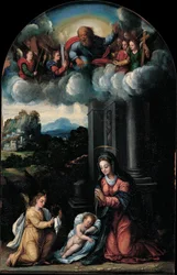 The Virgin Worships the Child