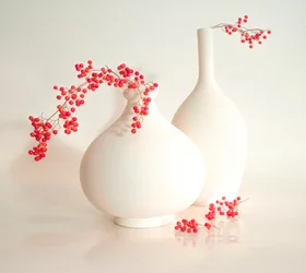 Elegant Berry Vases